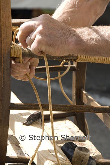 caning a chair graphic